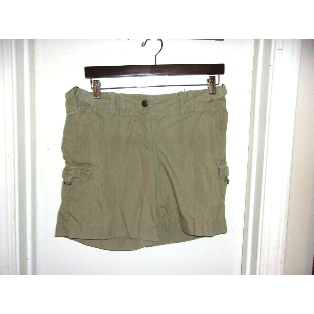 Tommy Hilfiger‎ Army Green Cargo Shorts Womens Size 6 Olive Cotton Utility